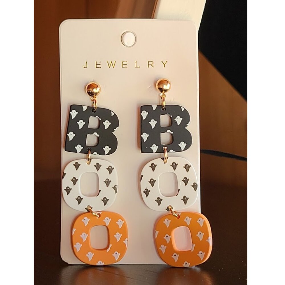 Halloween Earrings Dangle Drop Dangling Ladies Cute Ghost Fall Jewelry For Women